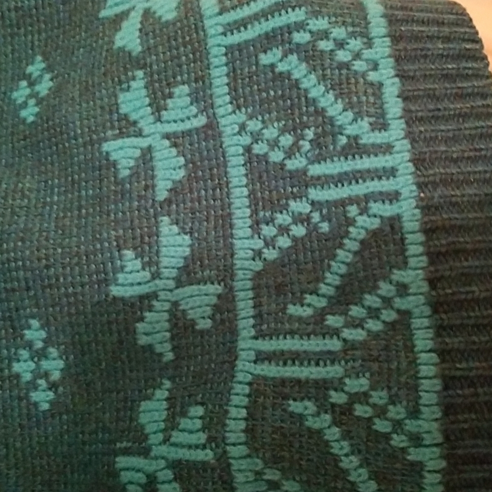 Capistrano Blue Knit Sweater Size 2X - Picture 4 of 5